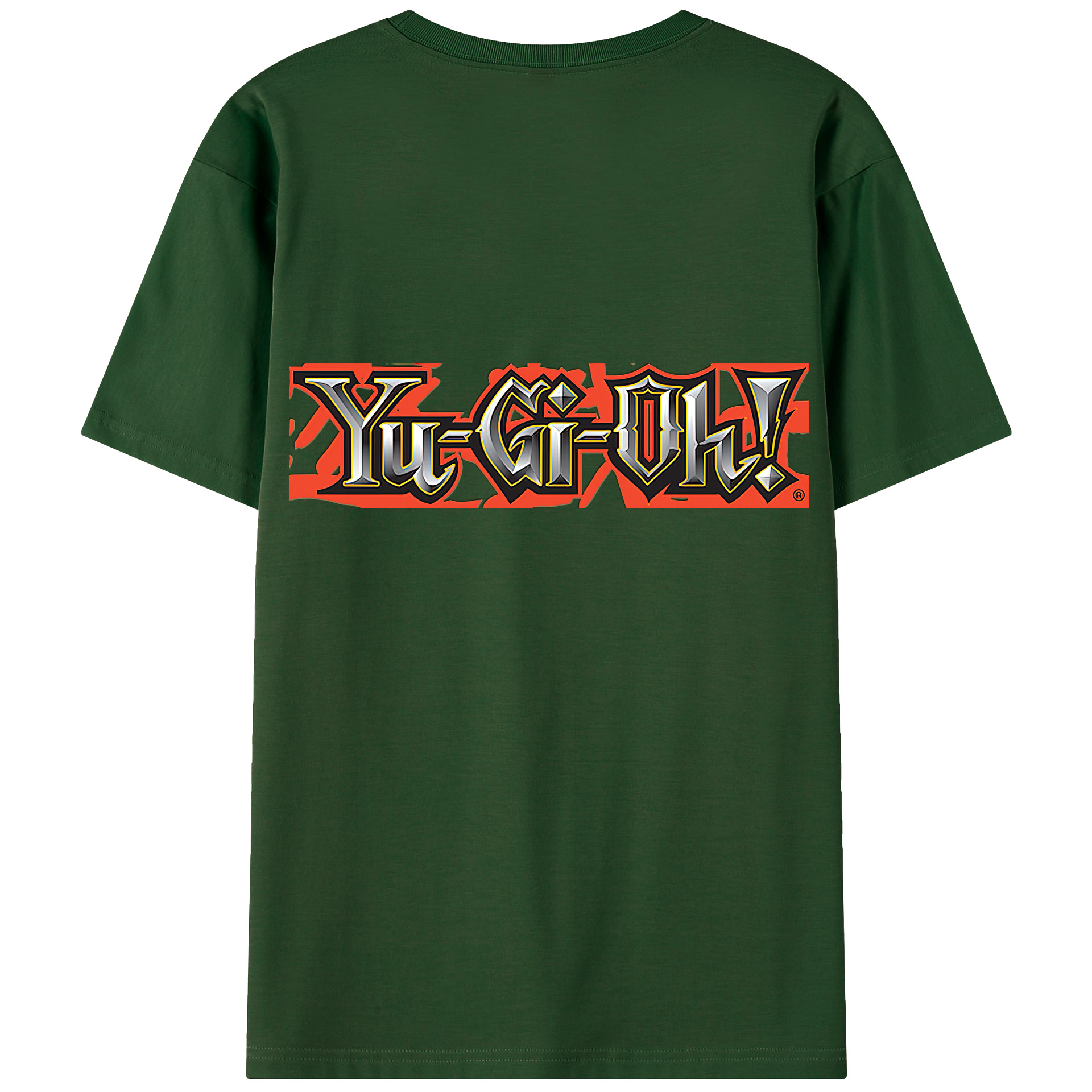 （画像用） 遊☆戯☆王 Yu-Gi-Oh! 綿100％半袖Tシャツ（背面プリント）